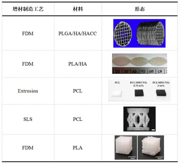 3D-printed biodegradable polyester bone tissue engineering scaffold