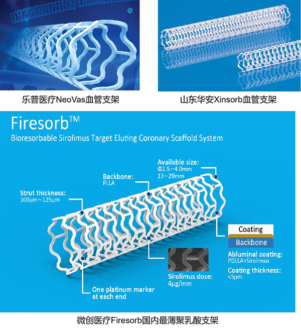Biodegradable cardiovascular stents are already on the market in China.