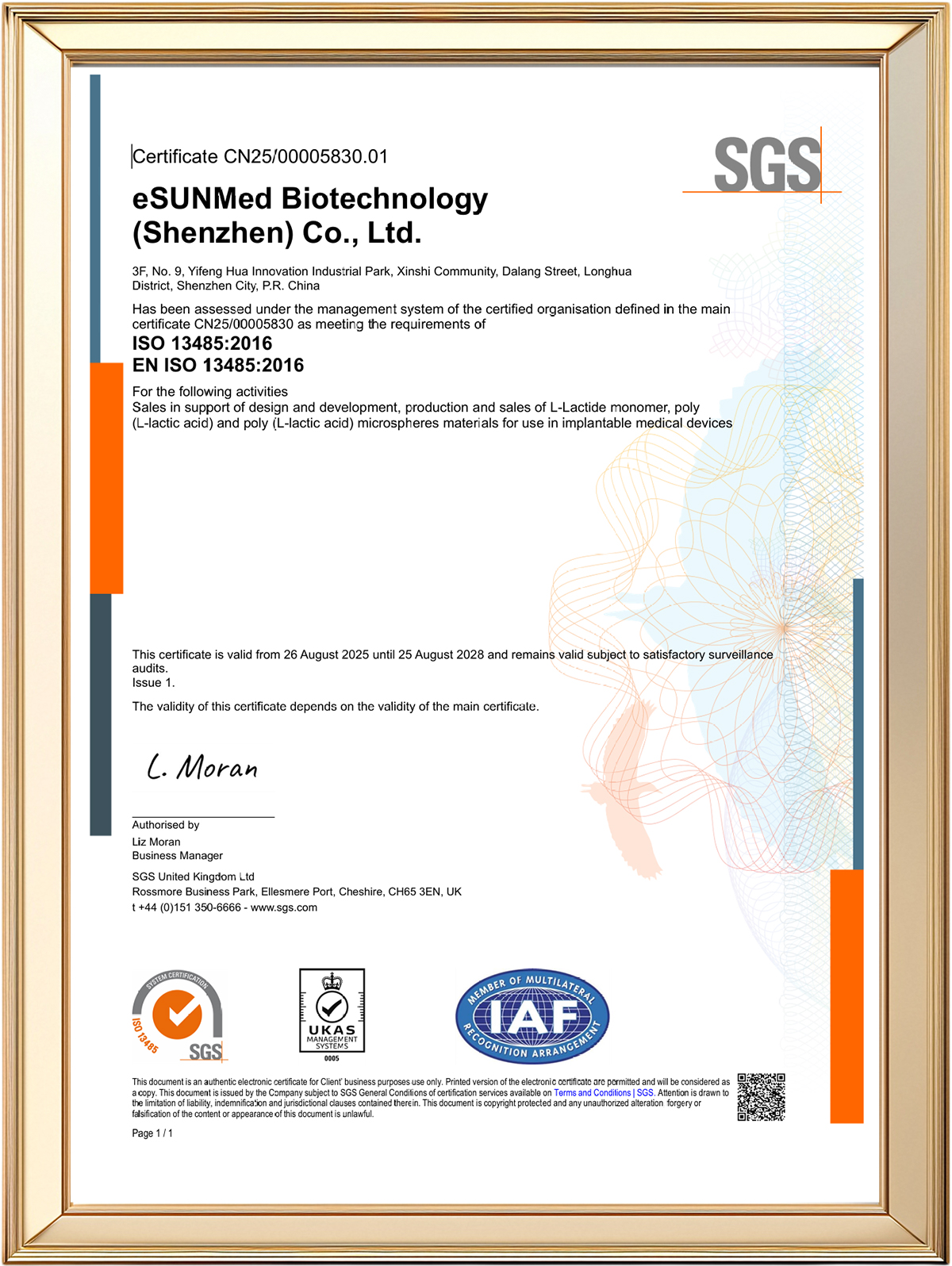 ISO13485certificate01E